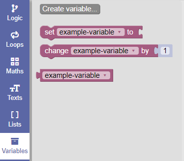 Variable example